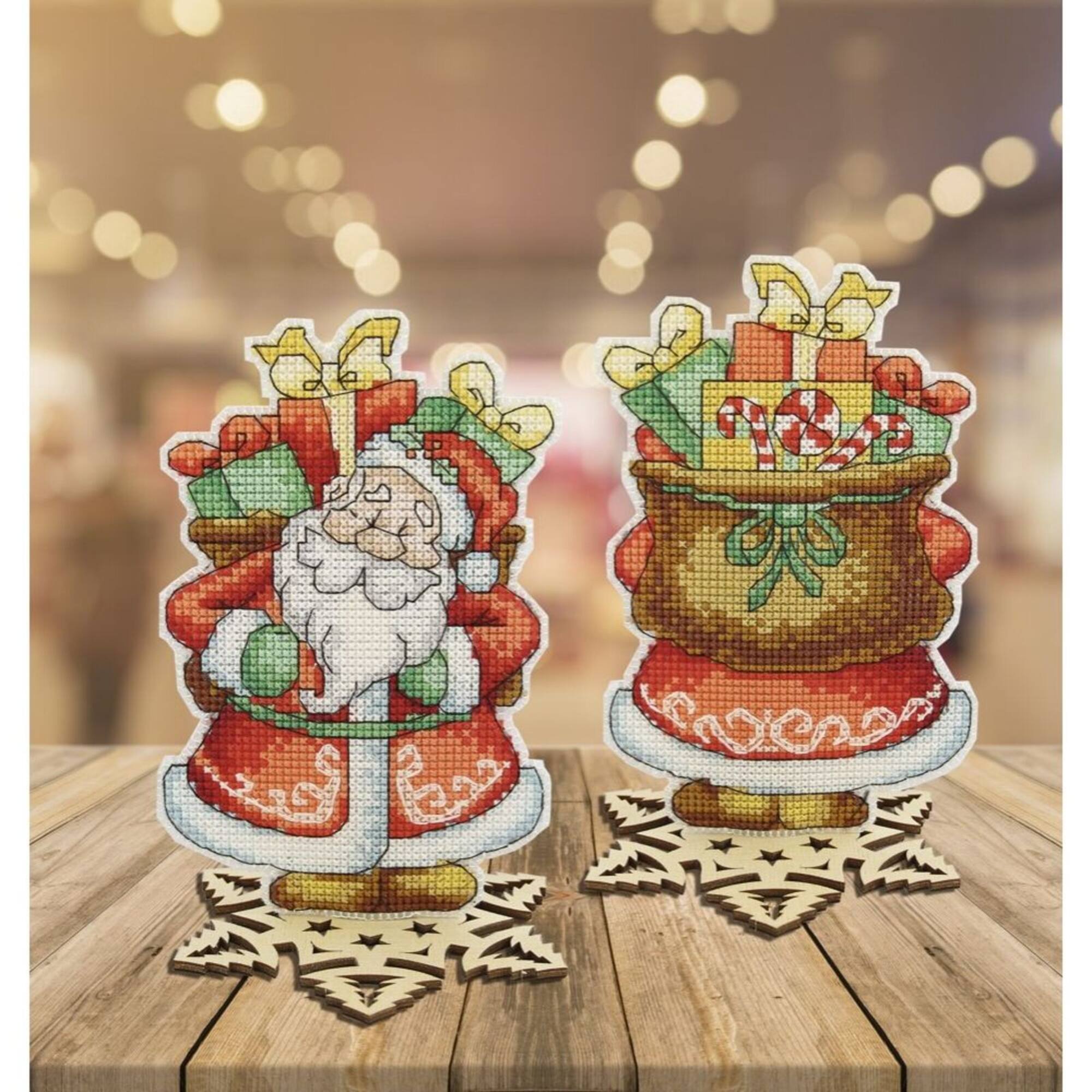 Crystal Art Set Of Pictures Fairy Tale. Santa Claus